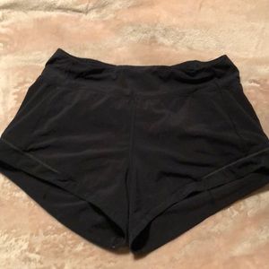 Size 4 black Lululemon shorts